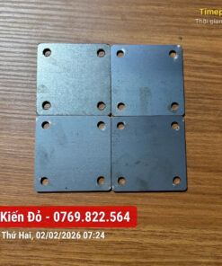 Part sắt bản mã 60x60x2li lỗ 5li giá Kg